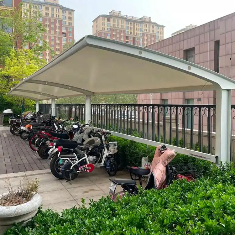 松阳县膜结构电动车棚